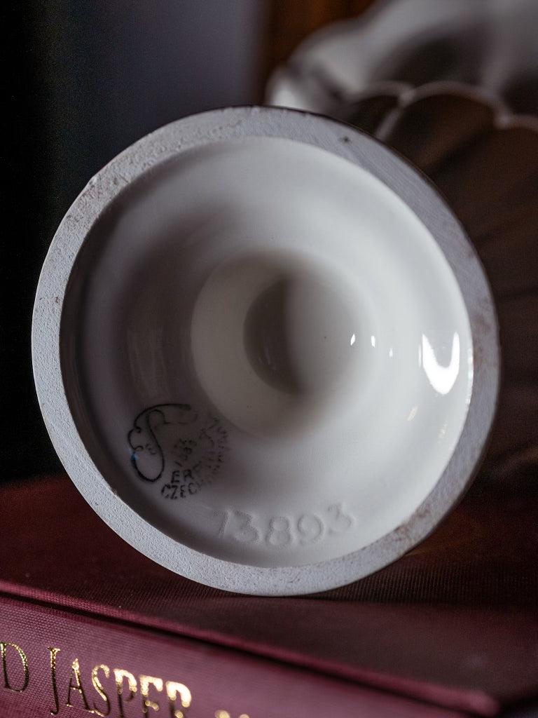 Vintage Erphila Czechoslovakia Creamware Vase
