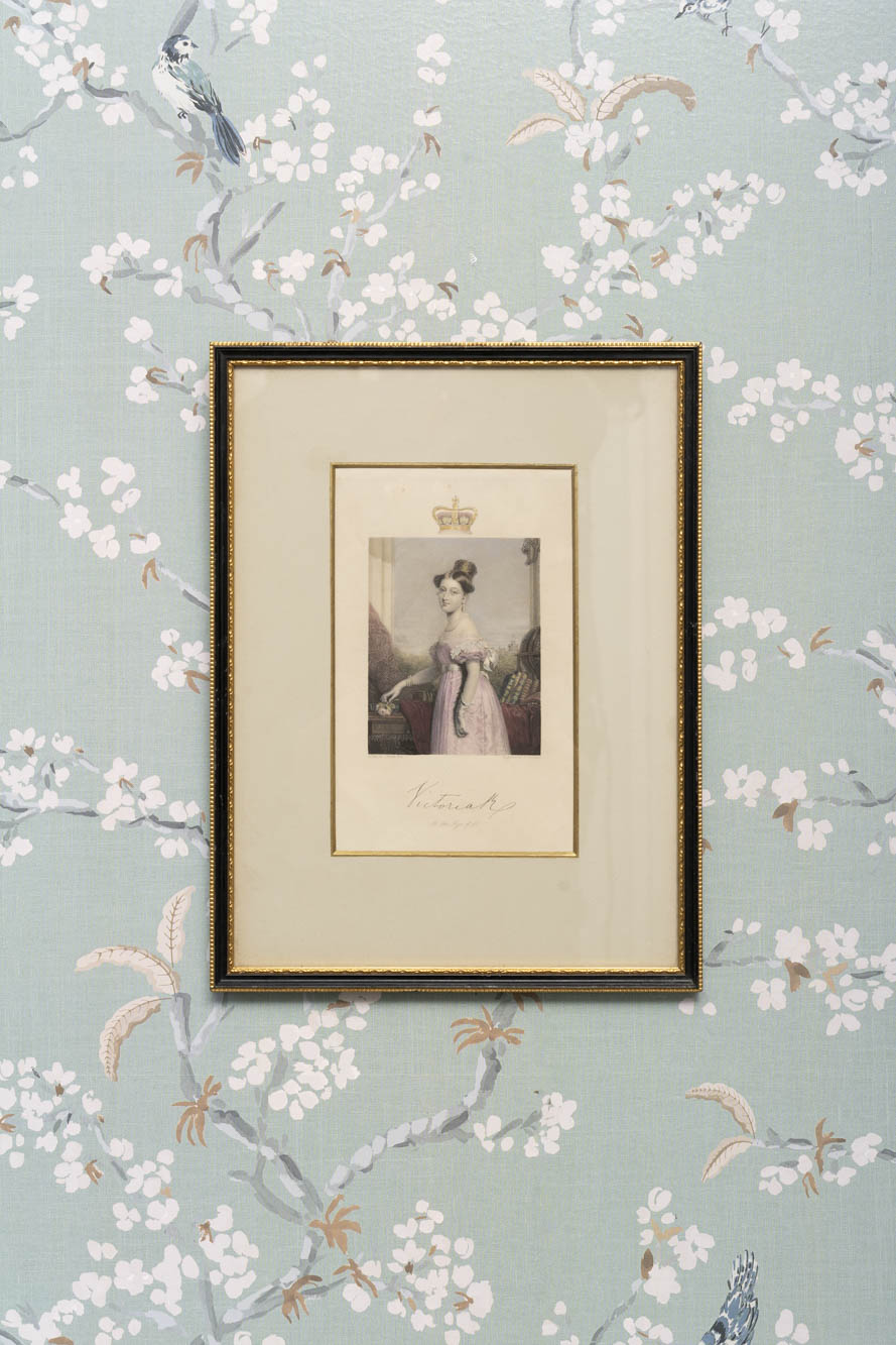 Framed Queen Victoria Engraving