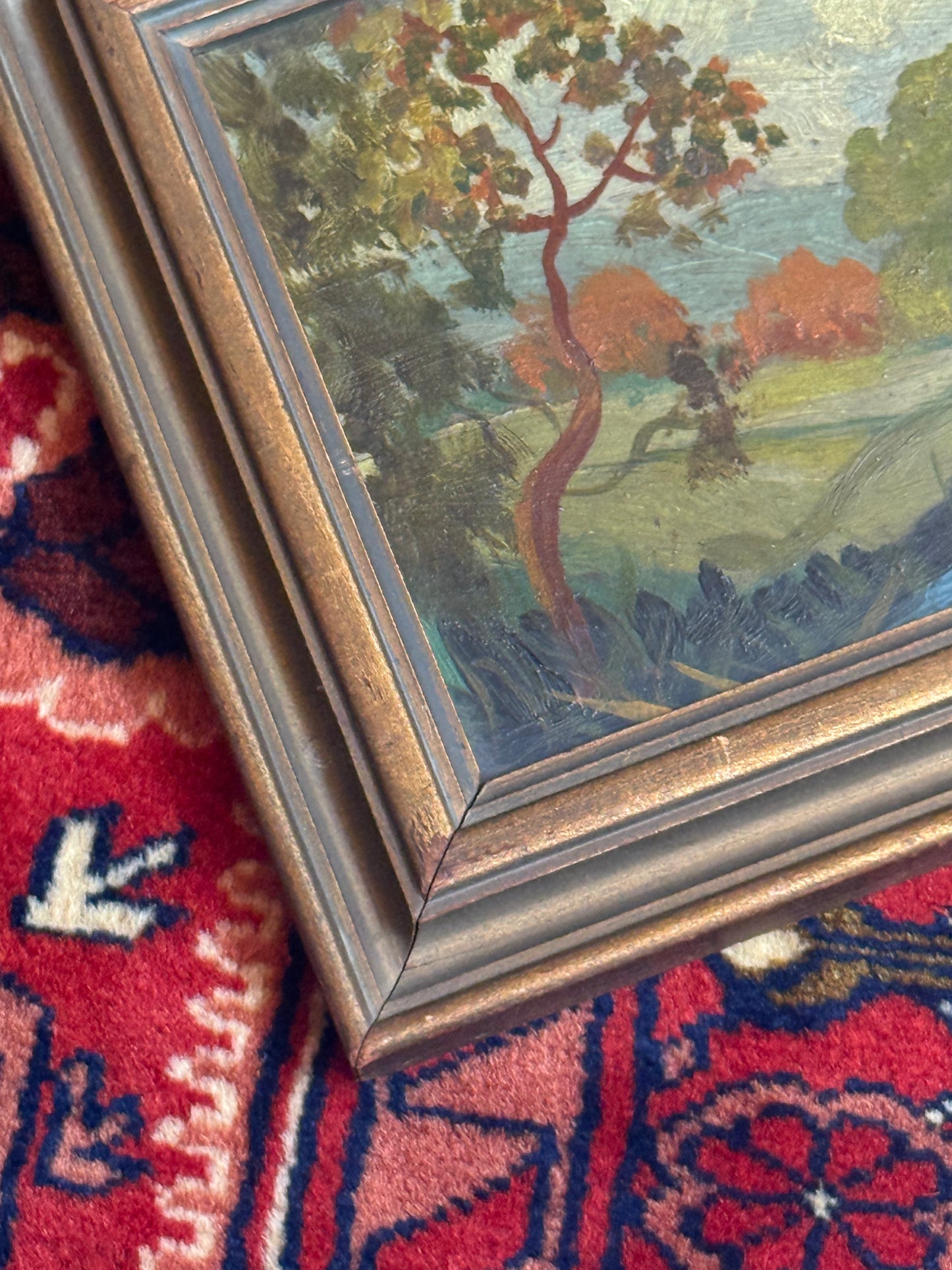 Vintage Raleigh Art Studios Landscape