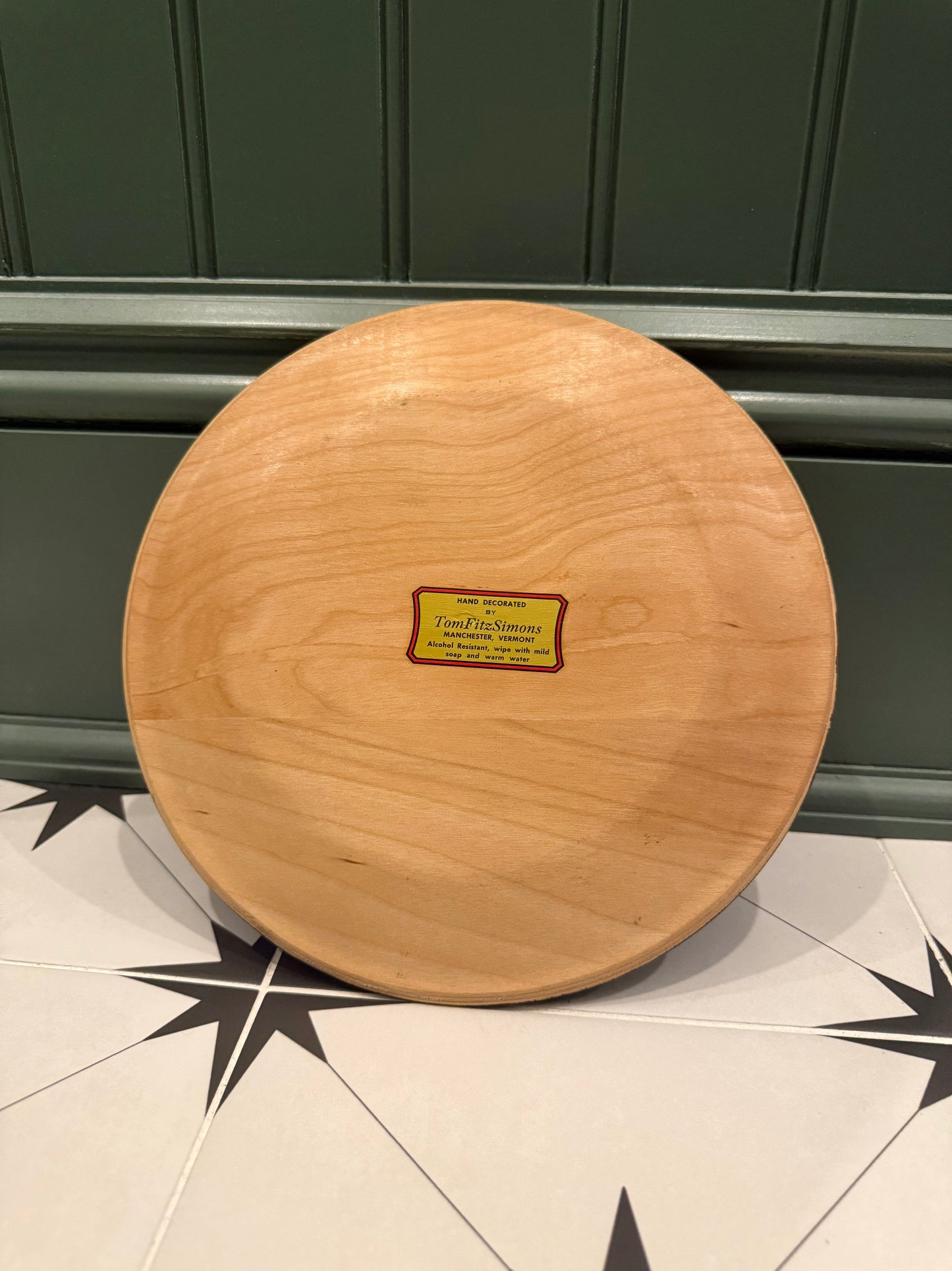 Tom FitzSimons Folk Art Plate