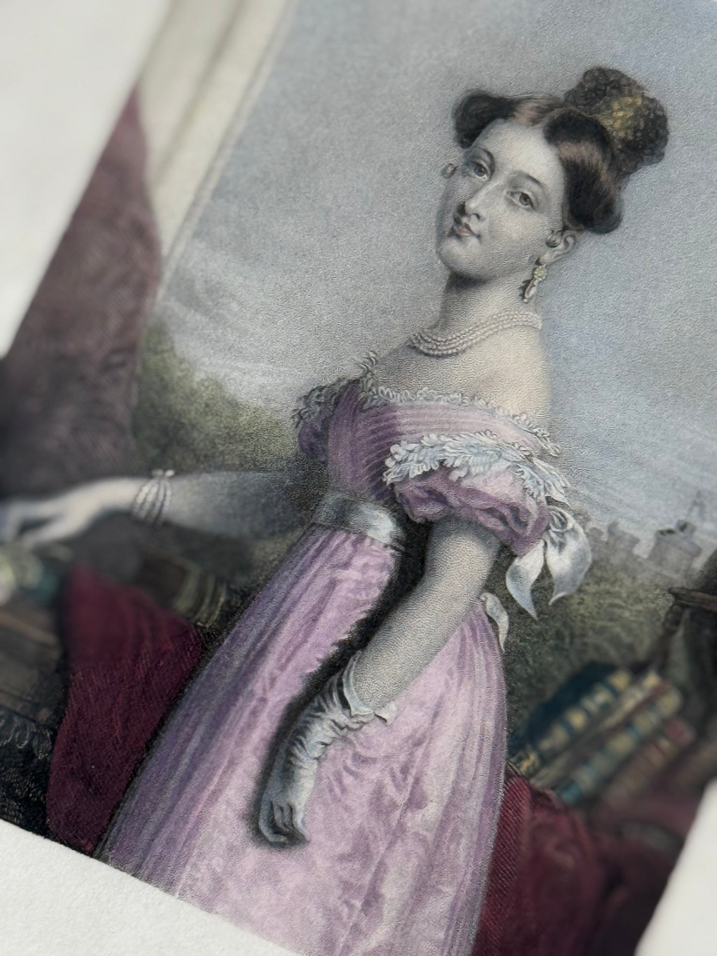 Framed Queen Victoria Engraving