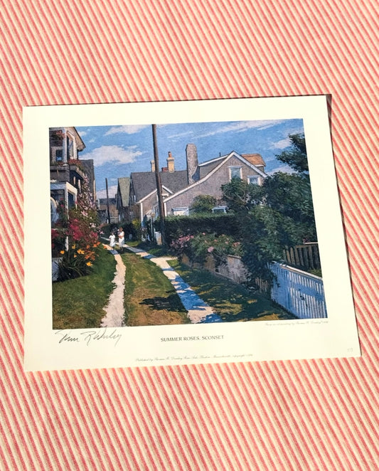 Vintage Thomas R. Dunlay Nantucket Print