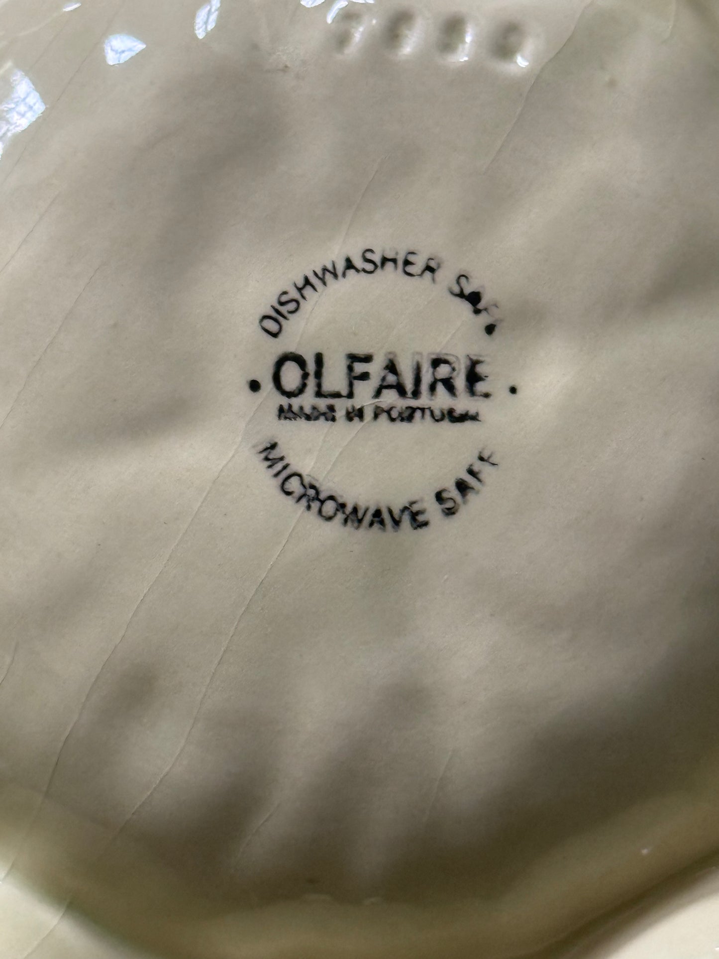 Vintage Olfaire Cabbage Oyster Plate