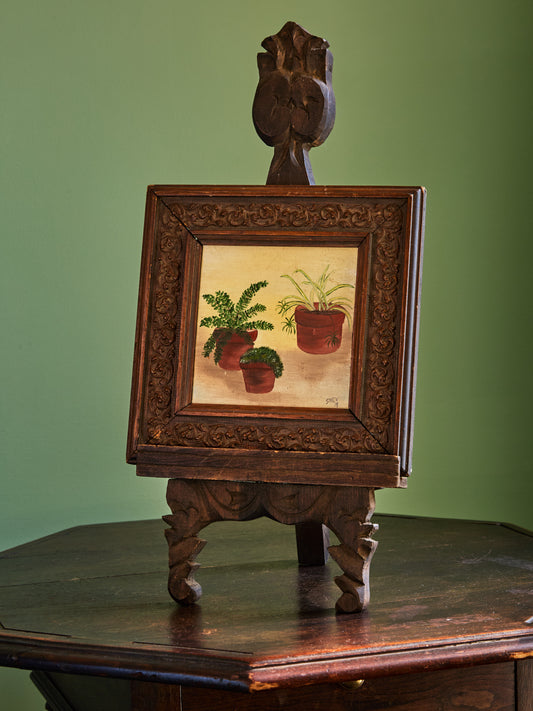 Potted Greens 1970s Still Life