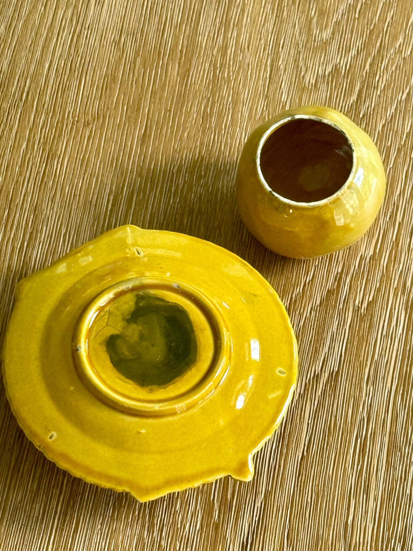 19th Century English Majolica Apple Pastille Burner