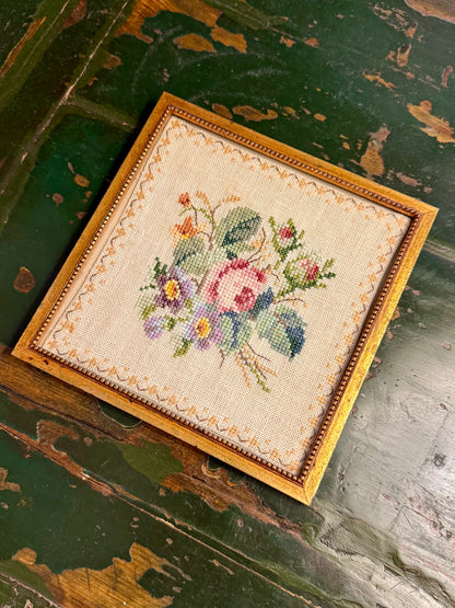 Vintage Petit Point Embroidery