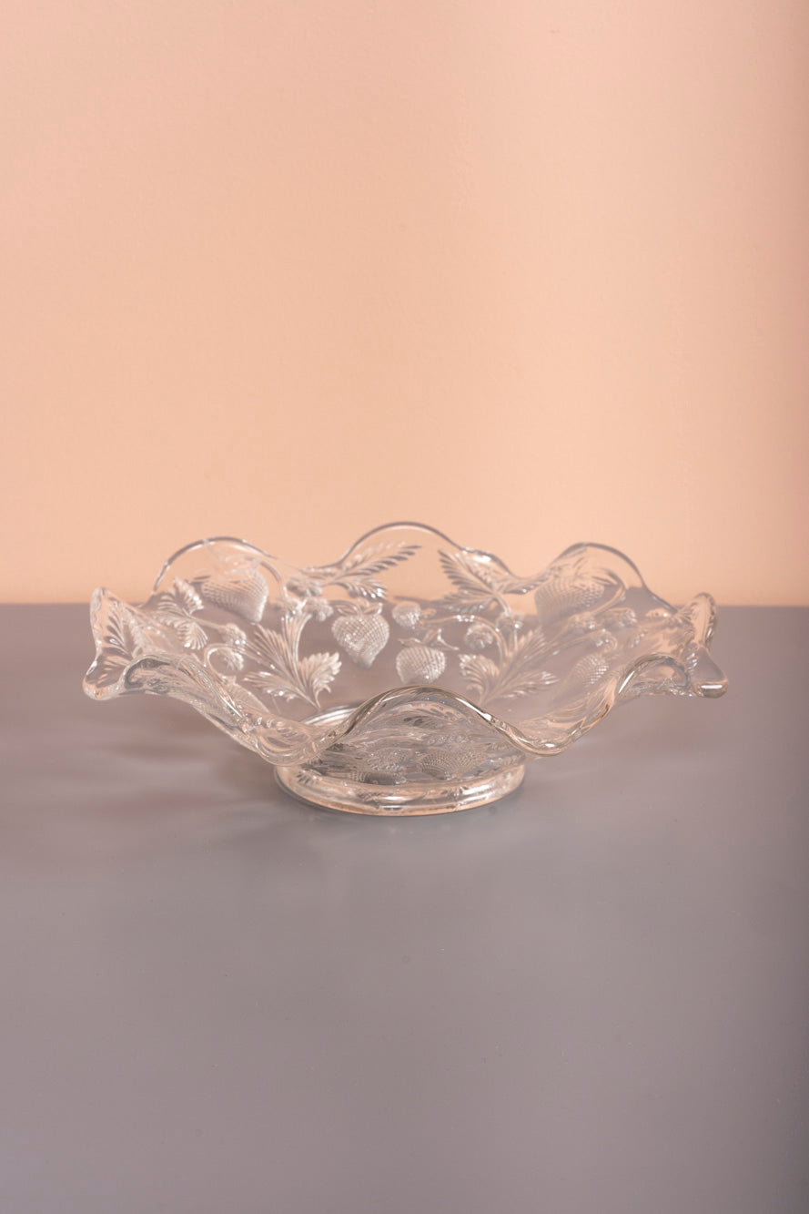 Cambridge Glass Inverted Strawberry Bowl