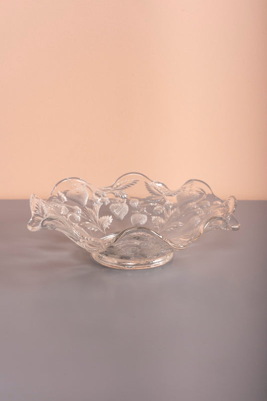 Cambridge Glass Inverted Strawberry Bowl