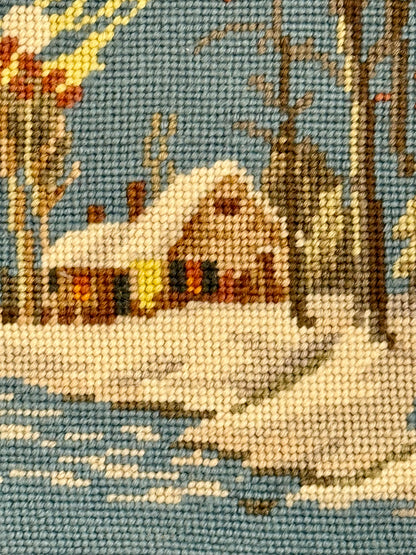 Winter Homestead Needlepoint