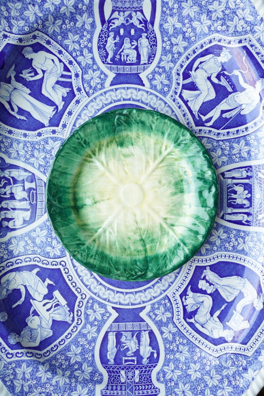 Este Ceramiche for Tiffany & Co. Majolica Cabbage Plate