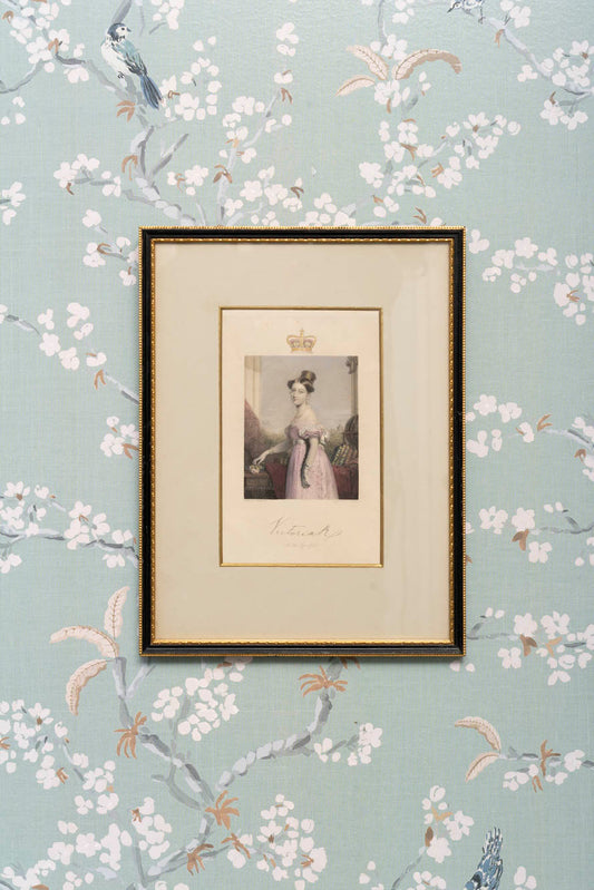 Framed Queen Victoria Engraving