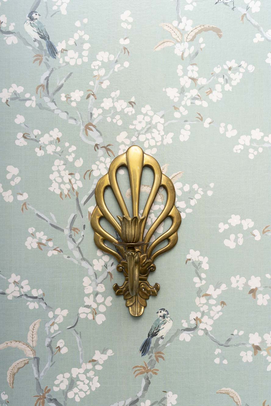 Romantic Brass Sconces