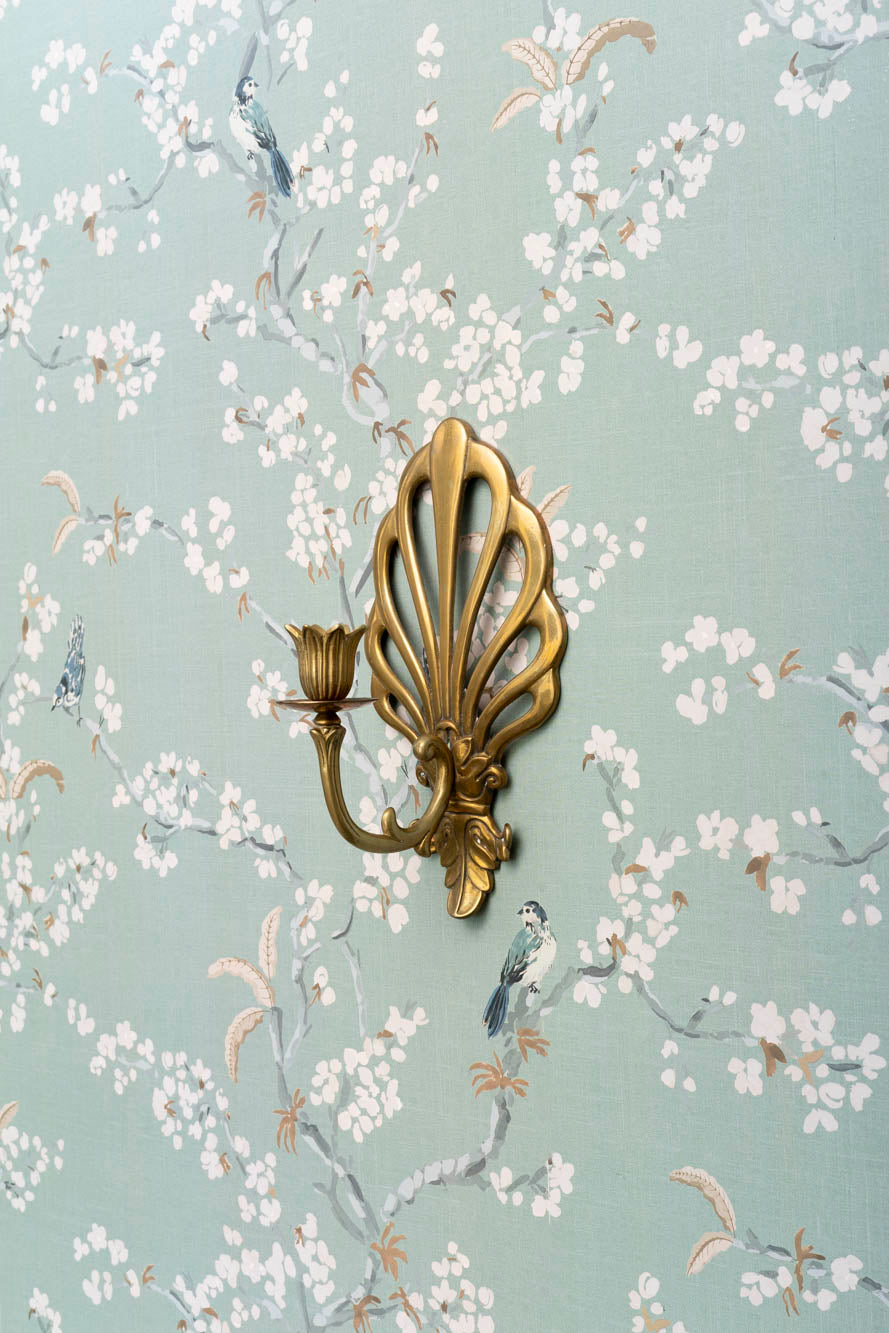 Romantic Brass Sconces