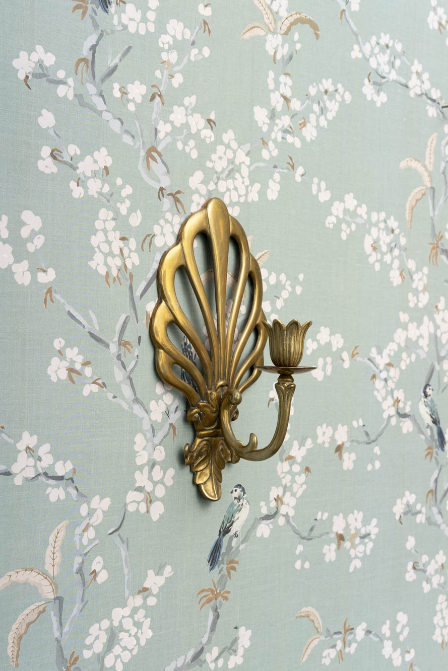 Romantic Brass Sconces