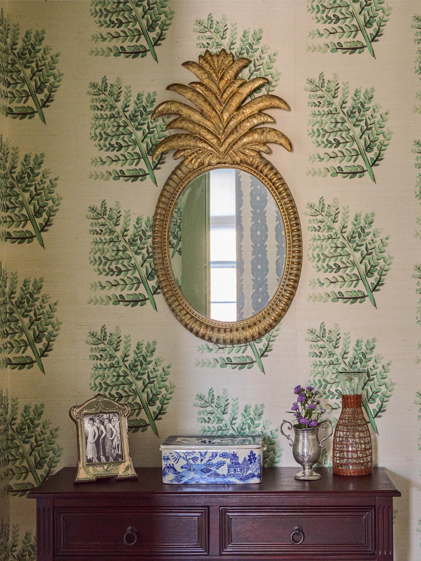 Blue Willow Moriyama Porcelain Refrigerator Box