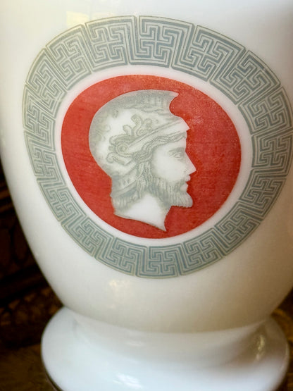 Greco Roman Vintage French Opaline Decanter
