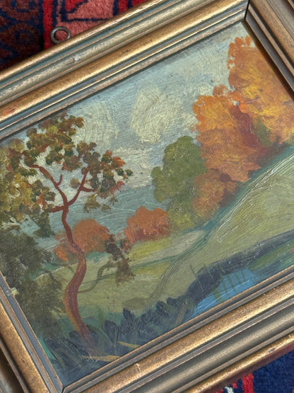 Vintage Raleigh Art Studios Landscape