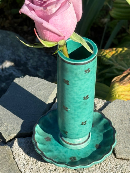 Wilhelm Kåge Gustavsberg Argenta Vase and Plate