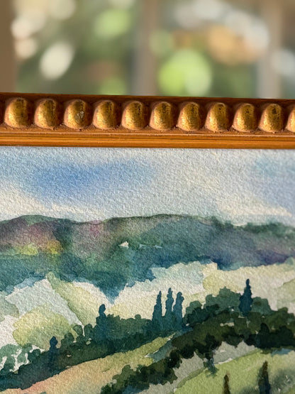 European Countryside Watercolor