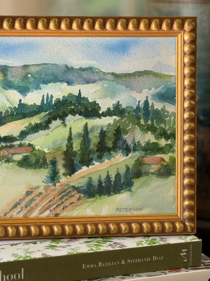 European Countryside Watercolor