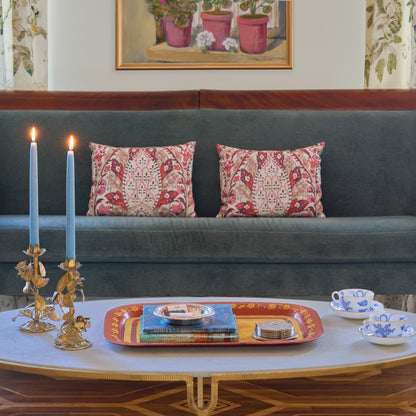 Italian Gilt Tole Candlesticks