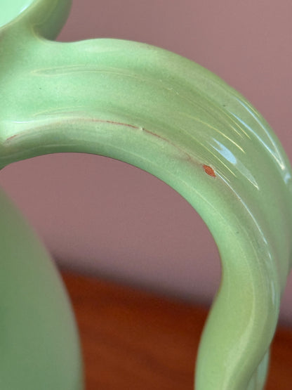 Midcentury Celadon Terracotta Jug
