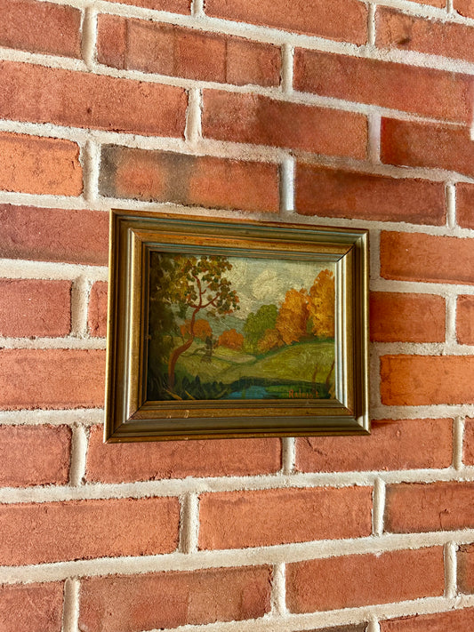 Vintage Raleigh Art Studios Landscape