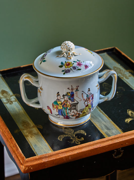 Vintage Mottahedeh Vista Algre Sugar Bowl