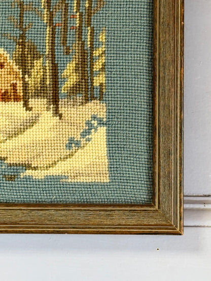 Winter Homestead Needlepoint