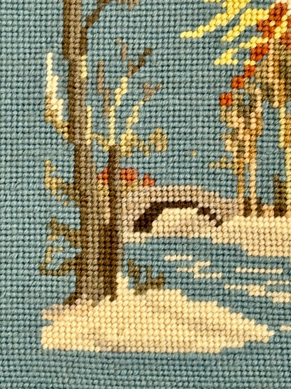 Winter Homestead Needlepoint