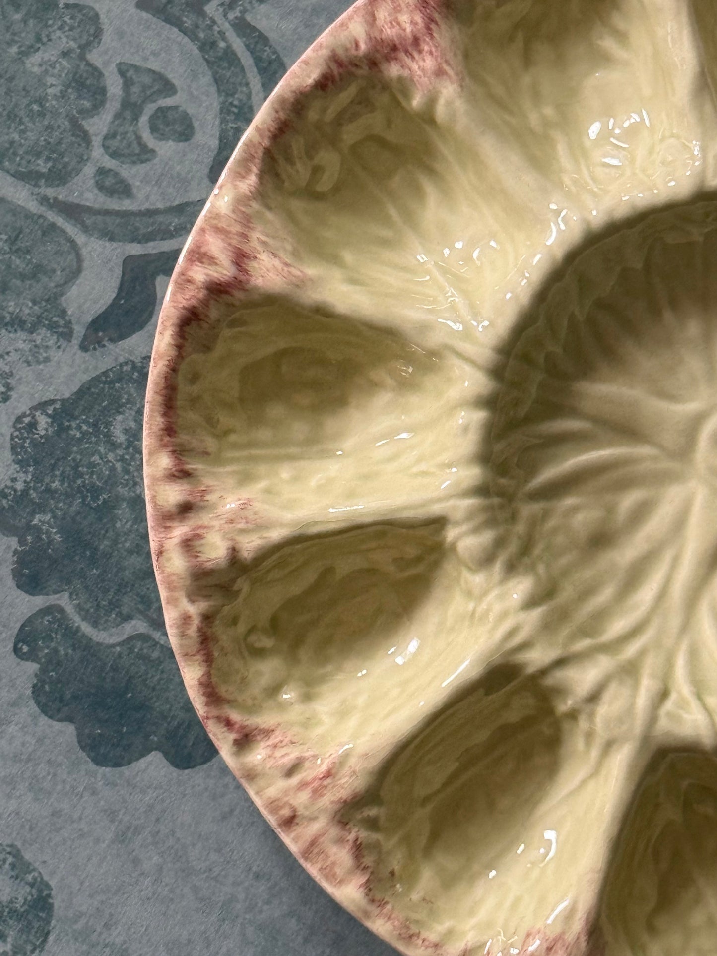 Vintage Olfaire Cabbage Oyster Plate