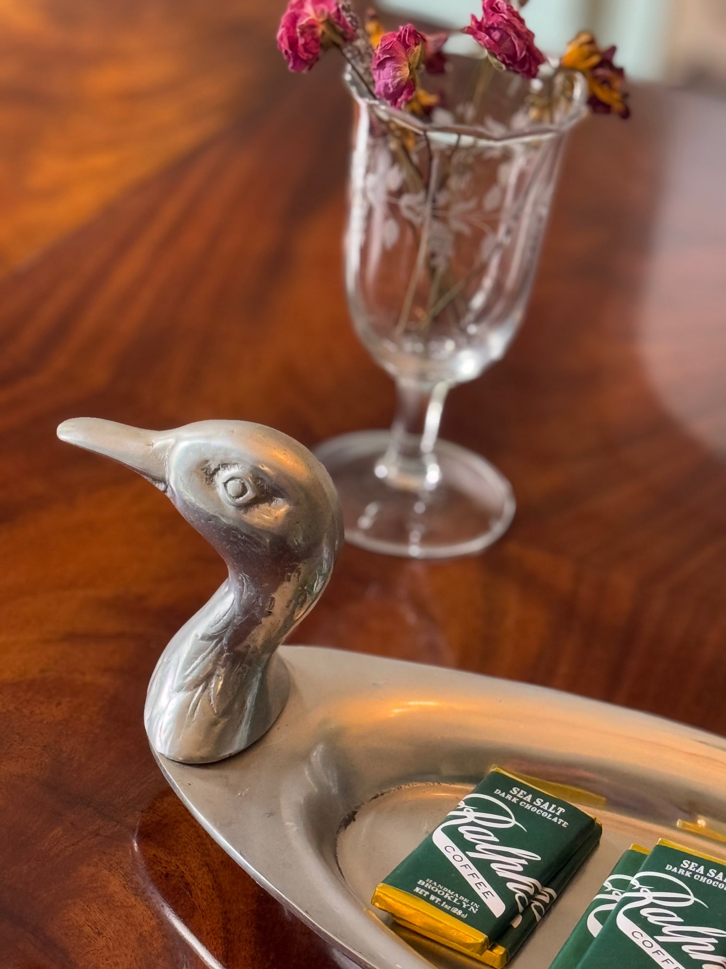 Oversized Vintage Mallard Tray