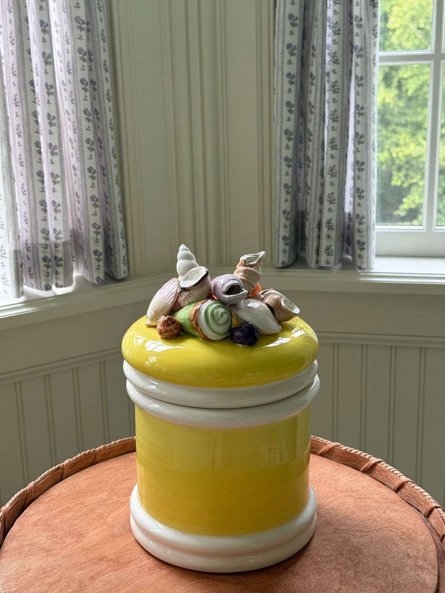 Large Seymour Mann 1970s Seashell Canister