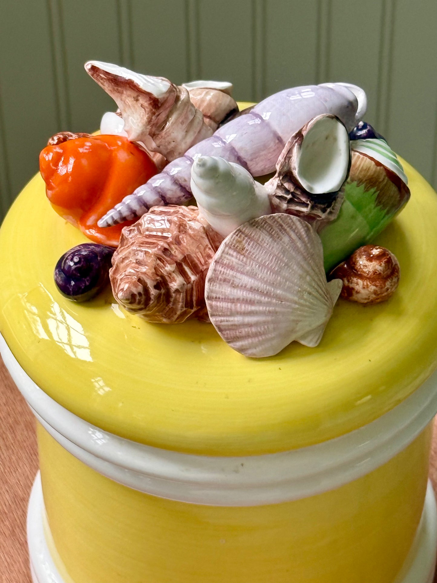 Large Seymour Mann 1970s Seashell Canister