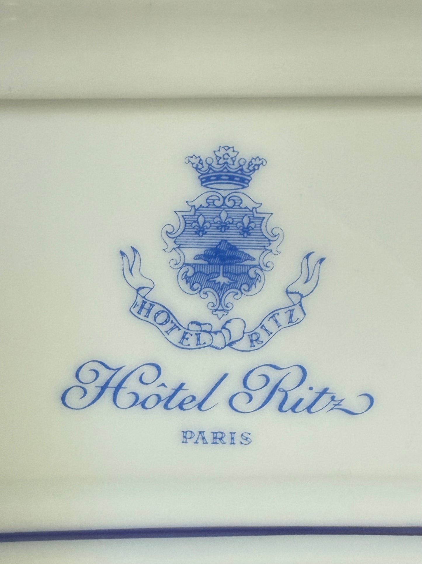 Hotel Ritz Paris Porcelain Lidded Dish