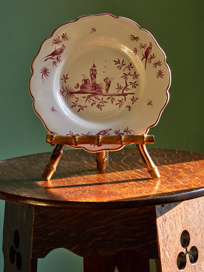 French Faïence Revival Plates in the Veuve Perrin Tradition