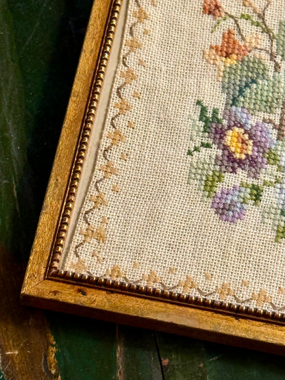 Vintage Petit Point Embroidery