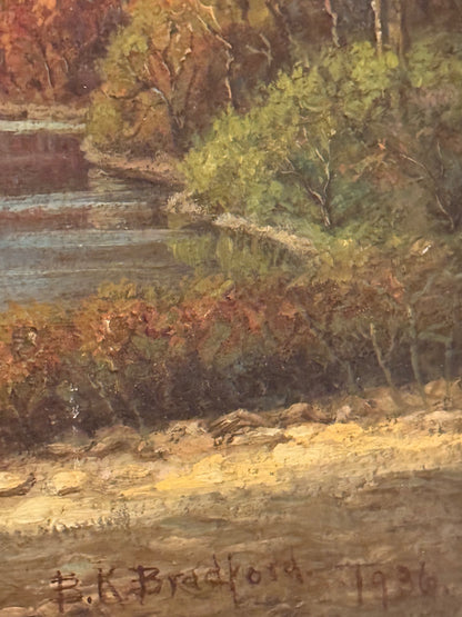 1936 Landscape Oil Painting