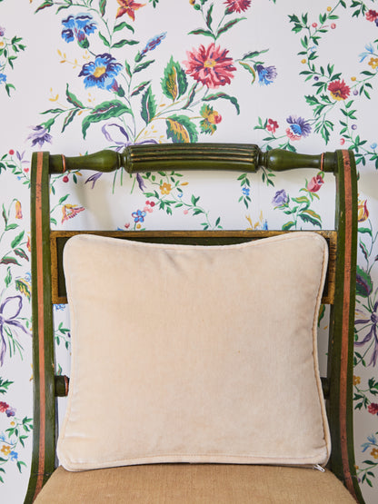 Bee Motif Needlepoint Pillow