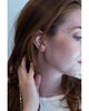 Rose Gold Deco Spike Earring