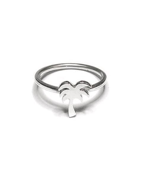 Sterling Silver Palm Tree Ring